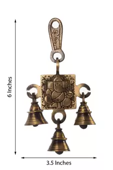 Lord Ganesha Brass Hanging Bells