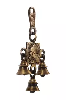 Lord Ganesha Brass Hanging Bells