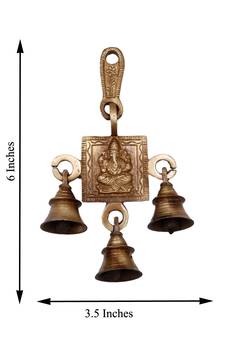 Brass Lord Ganesha Bells