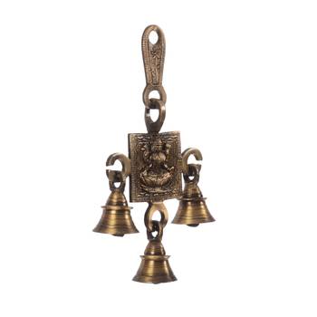 Goddess Laxmi Brass Hanging Bells 3