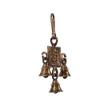 Radha Krishna Brass Hanging Bells 1