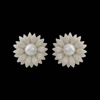 White Earrings 3