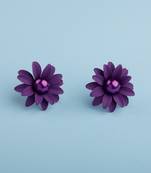 Purple earrings