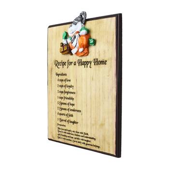 Lord Ganesh Wall Hanging Decorative Showpiece 4