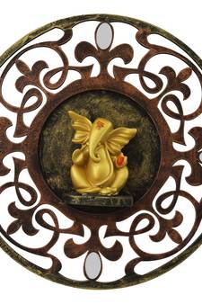 Lord Ganesha Wall Hanging Decorative Showpiece