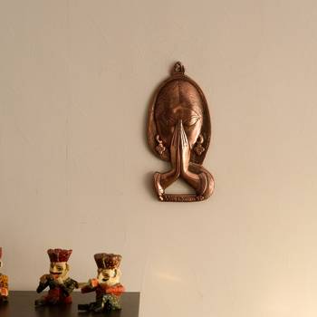 Welcome Lady Metal Wall Hanging 1
