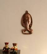 Welcome Lady Metal Wall Hanging