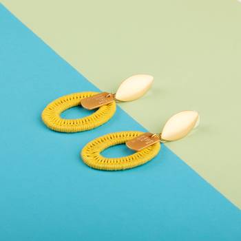 Yellow Earrings 2