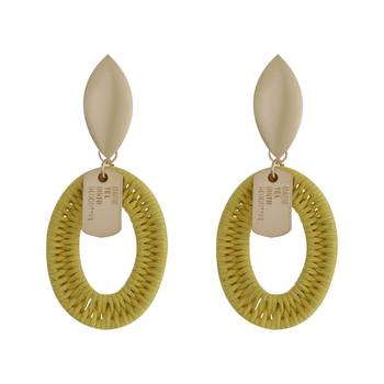 Yellow Earrings 3