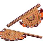 Wooden Decorative Pankhi Wall Hanging