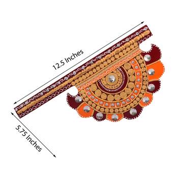 Wooden Decorative Pankhi Wall Hanging 2