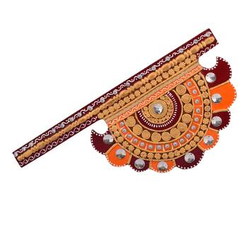 Wooden Decorative Pankhi Wall Hanging 3