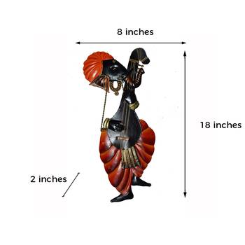 Lord Ganesha playing Sitar Wall Hanging 2