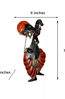 Lord Ganesha playing Sitar Wall Hanging