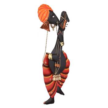 Lord Ganesha playing Sitar Wall Hanging 3