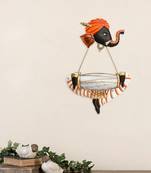 Musician Ganesha Playing Dholak Wall Hanging