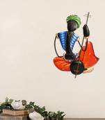 Musician Tribal Man Playing Veena Wall Hanging