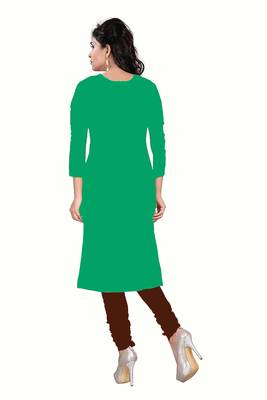 Green embroidered cotton salwar 2