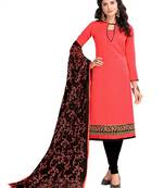 Pink embroidered cotton salwar