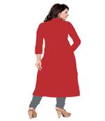 Maroon embroidered cotton salwar