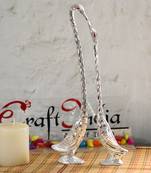 Cute Love Birds with 13 Inch Height Decorative Figurine Showpiece