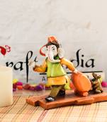 e craft india marble look shri ganesh statue multicolor