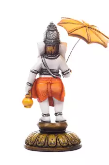 E Craft India Decorative Ganesha Figurine - Marble Finish, Multicolor, 8  4  4 in