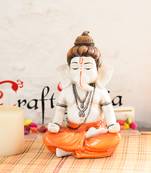 E Craft India Ganesha Statue Marble Multicolor 6 Inch