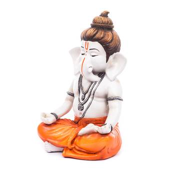 E Craft India Ganesha Statue Marble Multicolor 6 Inch 3