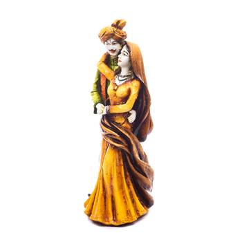 Handicraft Showpiece Home Decor Rajasthani Man and Women Statue Decorative Gift 3