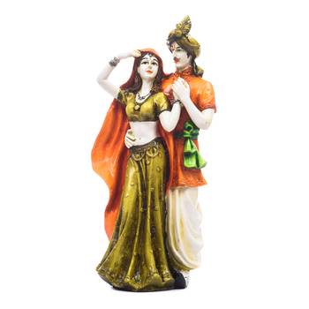Handicraft Showpiece Home Decor Rajasthani Man and Women Statue Decorative Gift 1