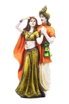 Handicraft Showpiece Home Decor Rajasthani Man and Women Statue Decorative Gift