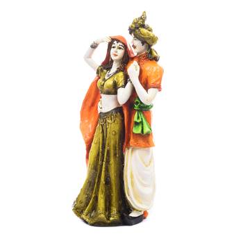 Handicraft Showpiece Home Decor Rajasthani Man and Women Statue Decorative Gift 3