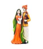 Handicraft Showpiece Home Decor Rajasthani Man and Women Statue Decorative Gift