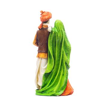 Handicraft Showpiece Home Decor Rajasthani Man and Women Statue Decorative Gift 4