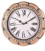 Decorative Analog Brown Wall Clock