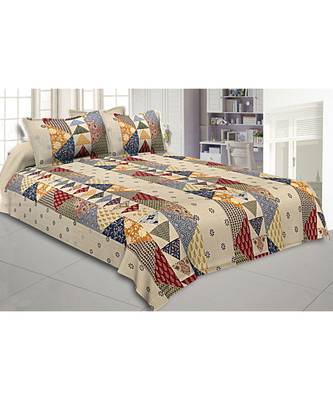 multicolor cotton floral print bed sheets 1