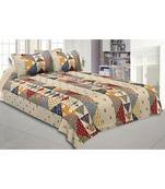 multicolor cotton floral print bed sheets