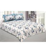 multicolor cotton floral print bed sheets