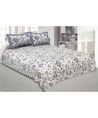 multicolor cotton floral print bed sheets 1