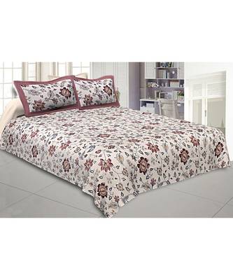 multicolor cotton floral print bed sheets 1