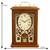 Brown Wooden Roman Numeral Premium Table Clock (14*9.5 Inches)