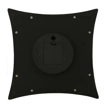 Cola Brown square wooden analog wall clock(32.5 cm x 32.5 cm) 5