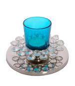 Fancy Flower Shape Crystal Tea Light Holder