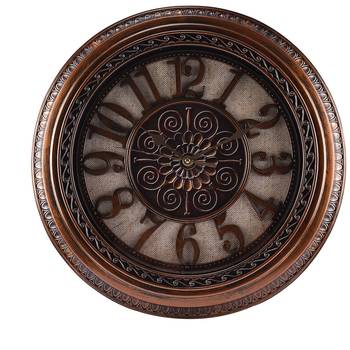 Decorative Analog Brown Wall Clock 1