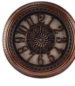 Decorative Analog Brown Wall Clock