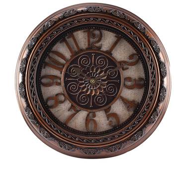Decorative Analog Brown Wall Clock 1