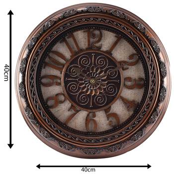 Decorative Analog Brown Wall Clock 2