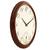 Rosewood round wooden analog wall clock(40.5 cm x 40.5 cm)
