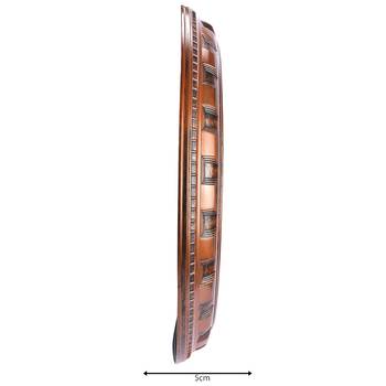 Decorative Analog Black and Brown Wall Clock 3